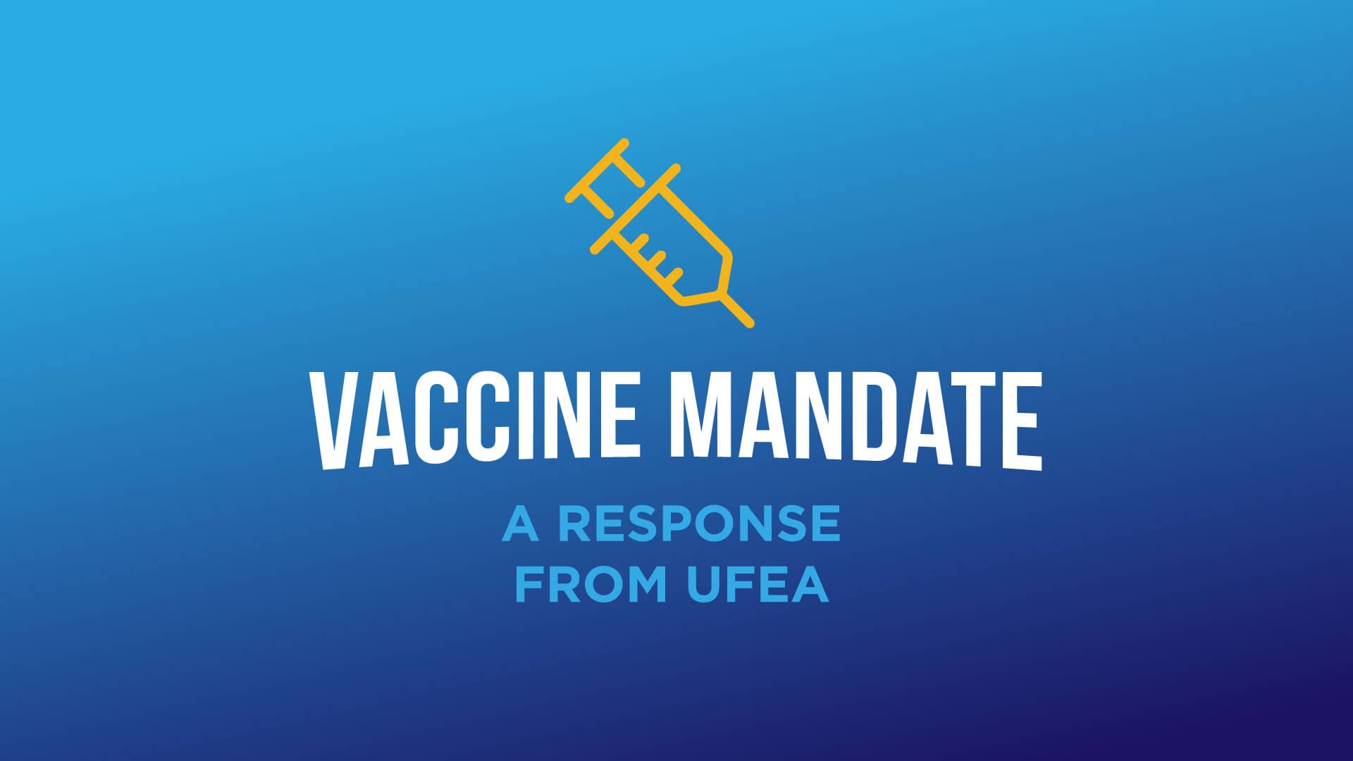 UFEA Welcomes a Vaccination Mandate — UFEA: Unit Five Education Association